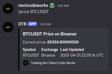Discord Trading Bot